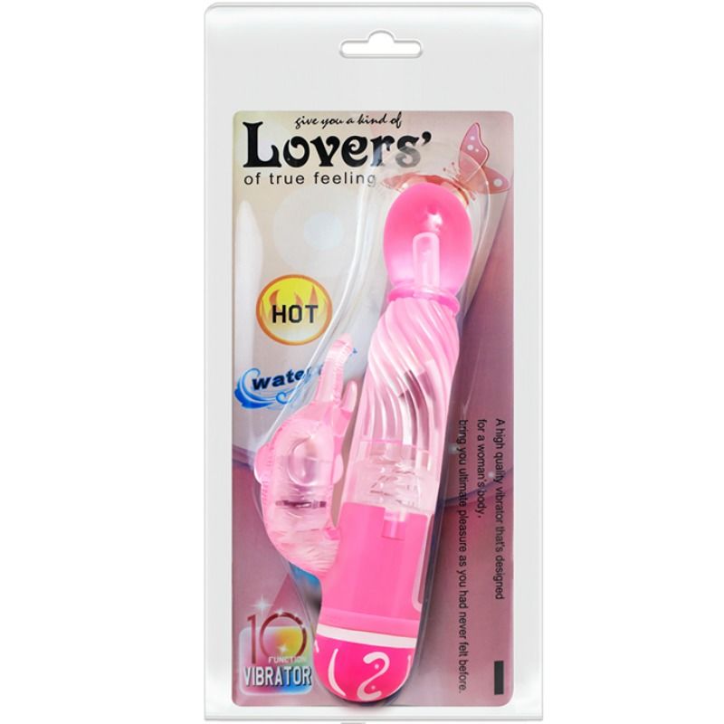 DANCE - MEERSNELHEDEN VIBRATOR MET ROZE STIMULATOR