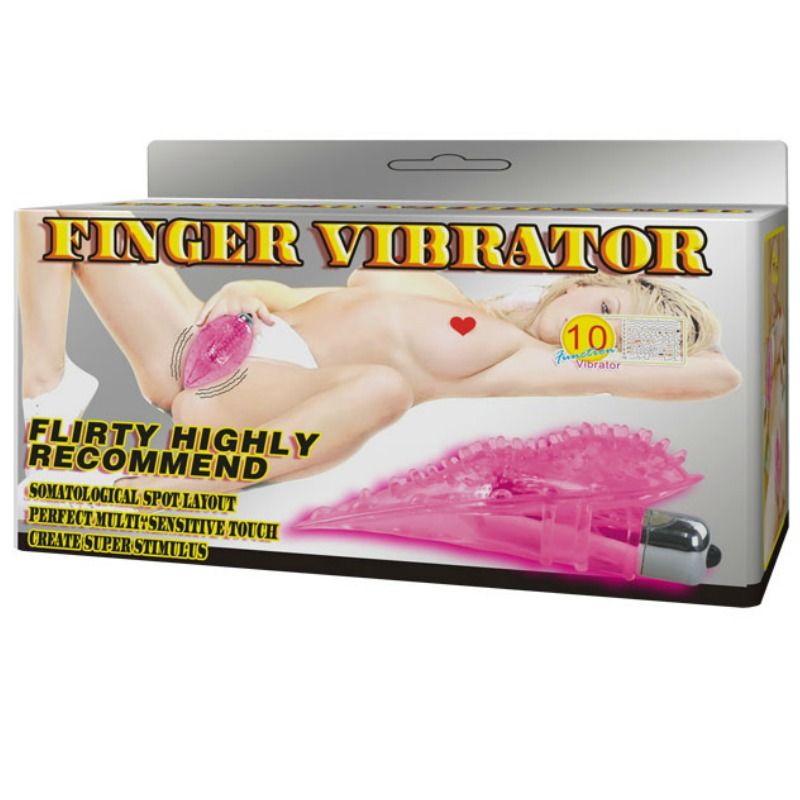 DANS - VINGERVIBRATOR STIMULERENDE MASSAGER