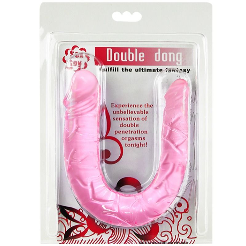 DANS - DUBBELE DONG DUBBELE ROZE DILDO