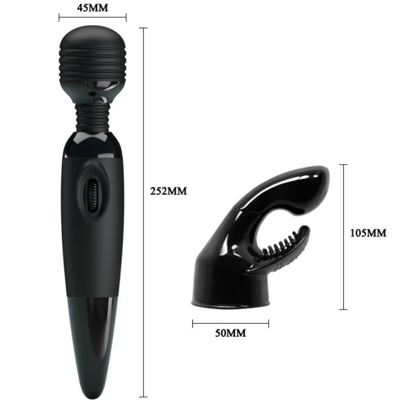 DANS - SENSUELE MASSAGER MET VERWISSELBARE KOP