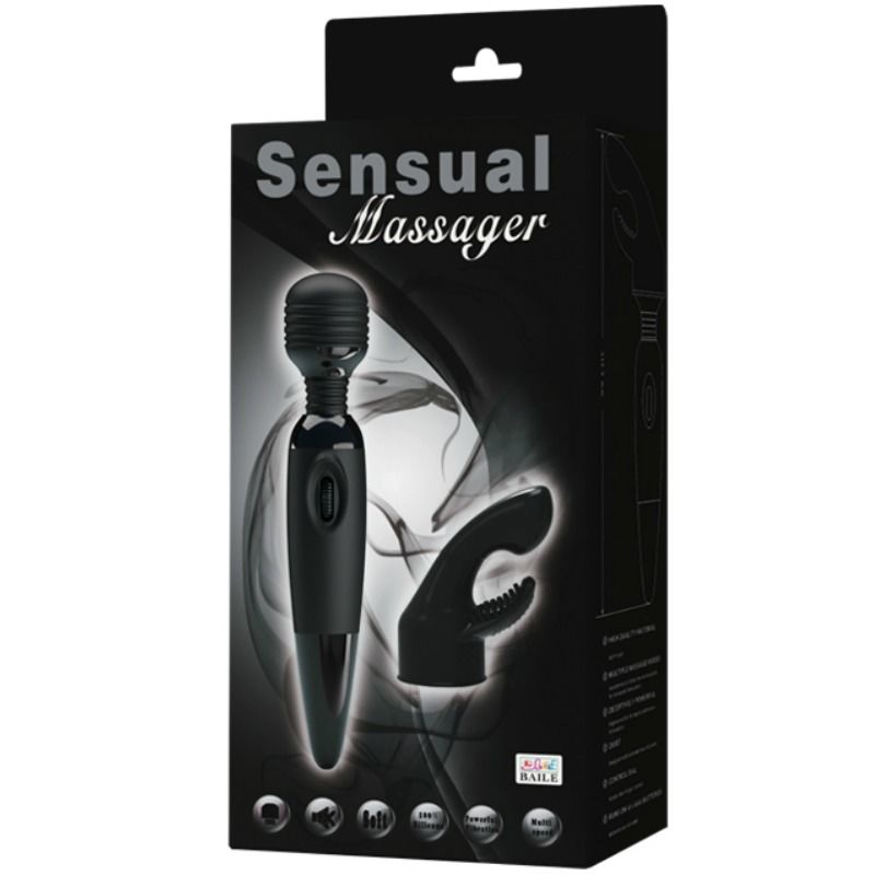 DANS - SENSUELE MASSAGER MET VERWISSELBARE KOP
