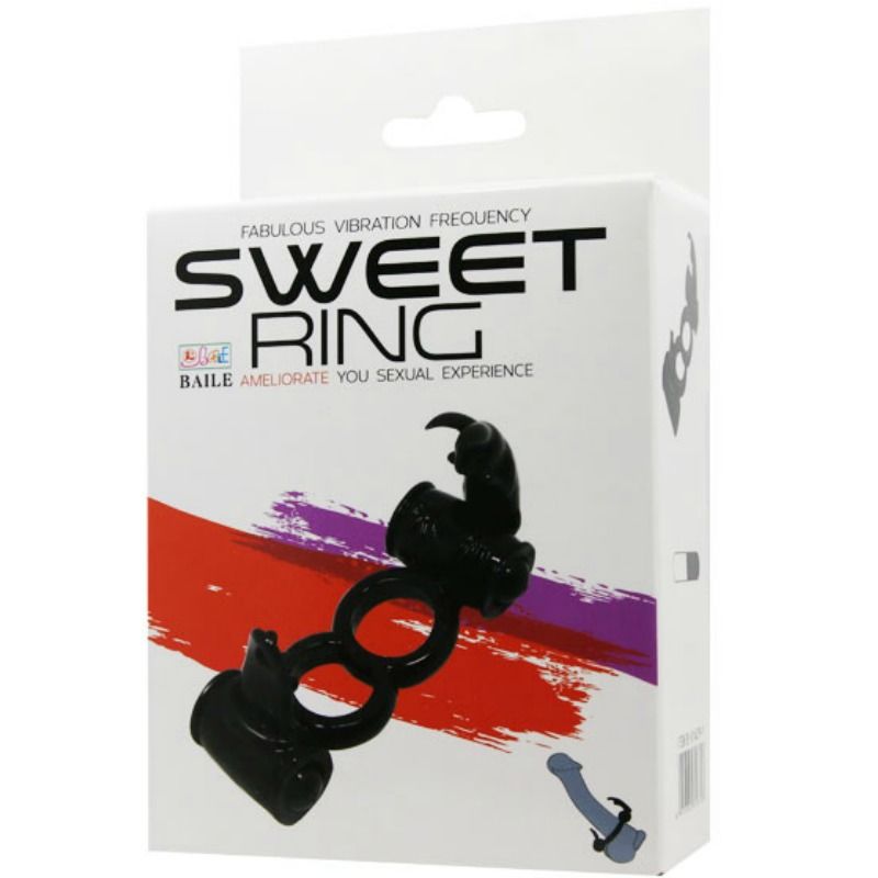 DANS - ZOETE RING DUBBELE RING MET DUBBEL KONIJN