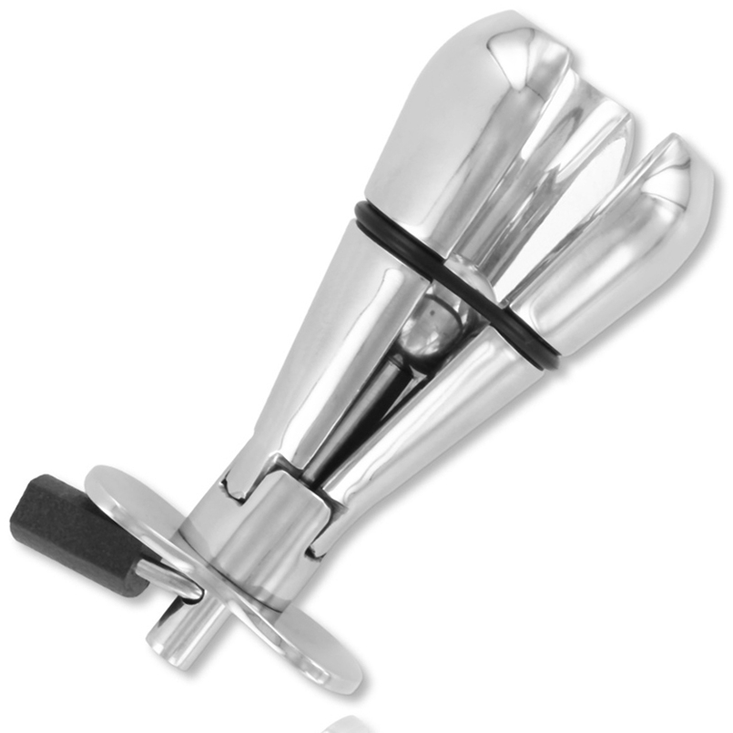 METAL HARD - METALEN ANAAL PLUG MET SLOT