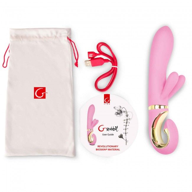 G-VIBE - G-RABBIT ROZE RAMPANT KONIJN VIBRATOR