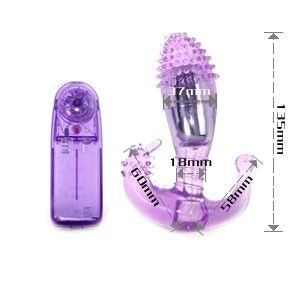 DANCE - LILAC VAGINALE EN ANALE STIMULATOR MET VIBRATIE