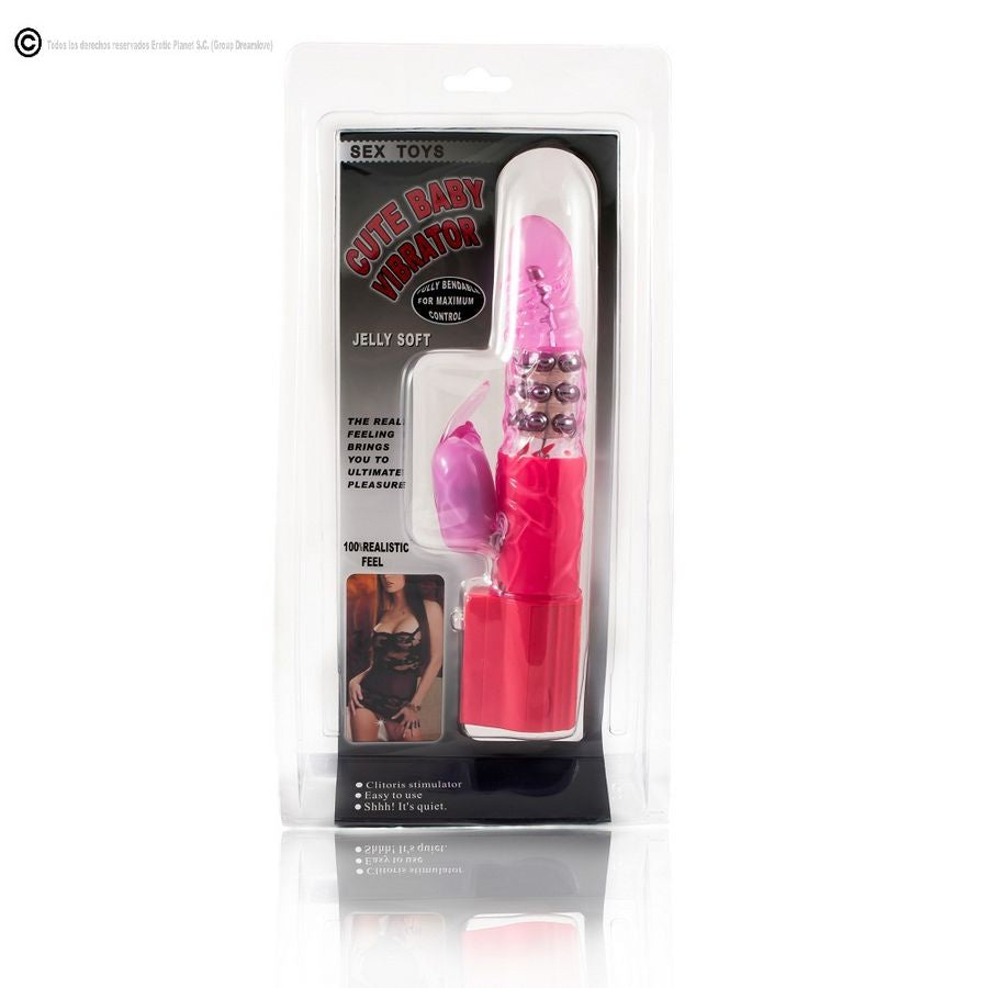 DANCE - SUPER-STIMULATOR ROZE KONIJN ROTATOR