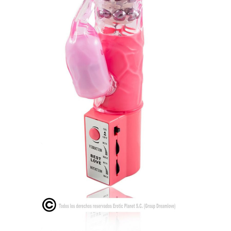 DANCE - SUPER-STIMULATOR ROZE KONIJN ROTATOR