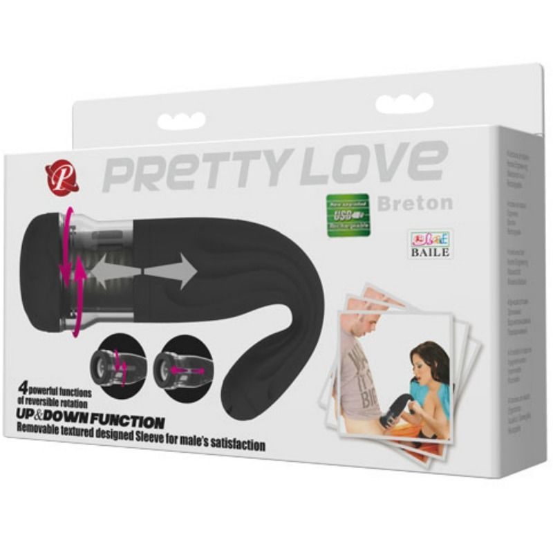 PRETTY LOVE - BRETON Multifunctionele oplaadbare masturbator