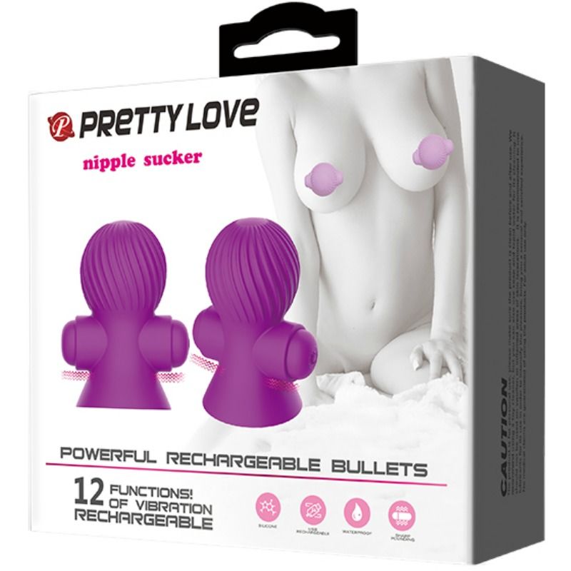 PRETTY LOVE - TEPELSTIMULATOREN 12 VIBRATIESTANDEN LILA