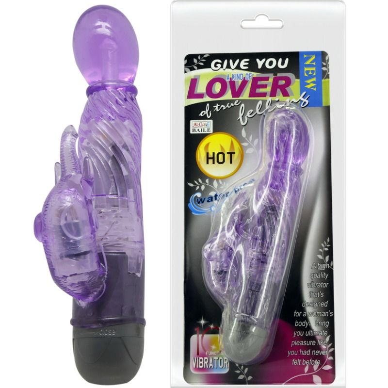 DANS - GEEF JE EEN SOORT LIEFDE VIBRATOR MET LILAC RABBIT 10 MODI