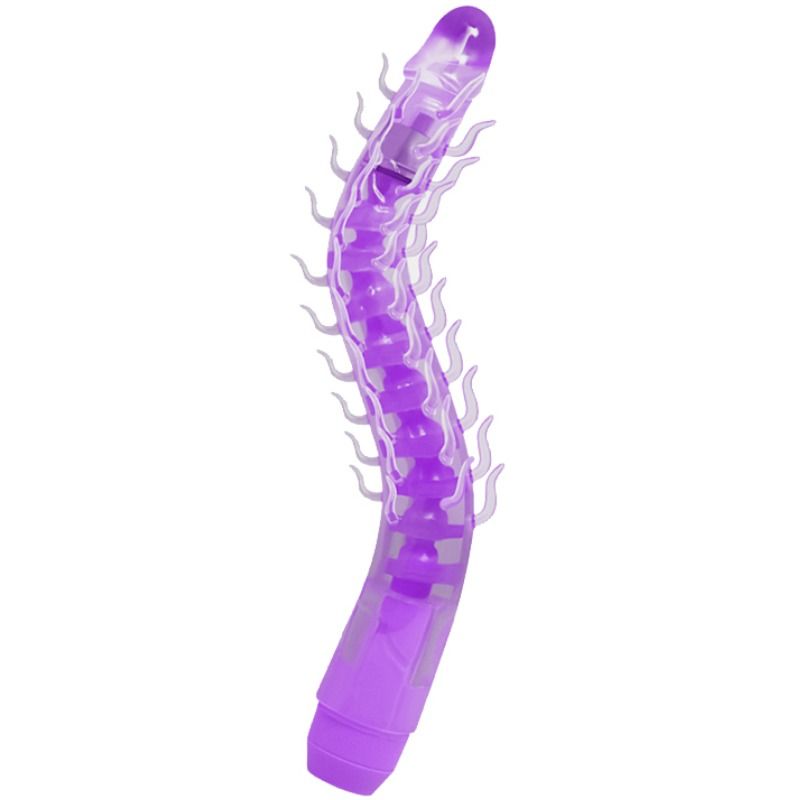 BAILE - FLEXI VIBE SENSUAL SPINE BUIGBARE VIBRERENDE DILDO LILAC 23,5 CM