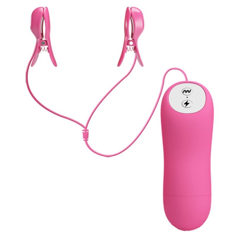 DANCE - ROMANTISCHE WAVE PIÑAS MET VIBRATIE EN ELEKTROSCHOK FUCHSIA