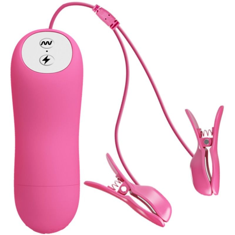 DANCE - ROMANTISCHE WAVE PIÑAS MET VIBRATIE EN ELEKTROSCHOK FUCHSIA