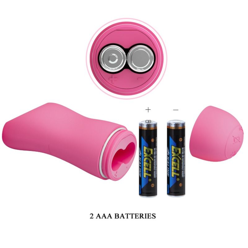 DANCE - ROMANTISCHE WAVE PIÑAS MET VIBRATIE EN ELEKTROSCHOK FUCHSIA