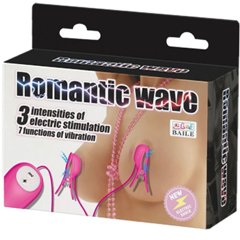 DANCE - ROMANTISCHE WAVE PIÑAS MET VIBRATIE EN ELEKTROSCHOK FUCHSIA