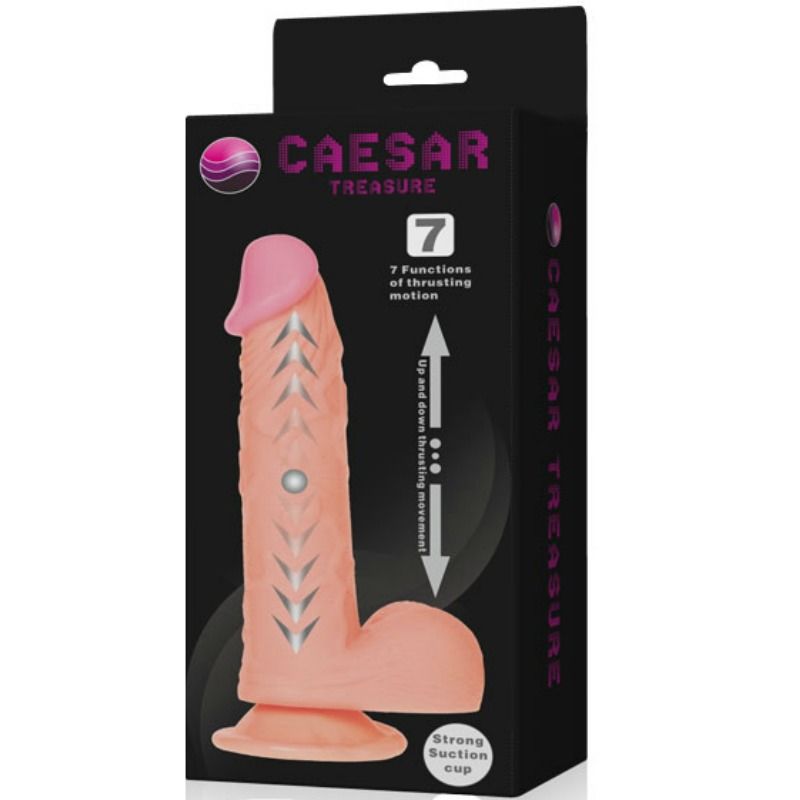 DANCE - CAESAR TREASURE REALISTISCHE DILDO OP &amp; NEER FUNCTIE