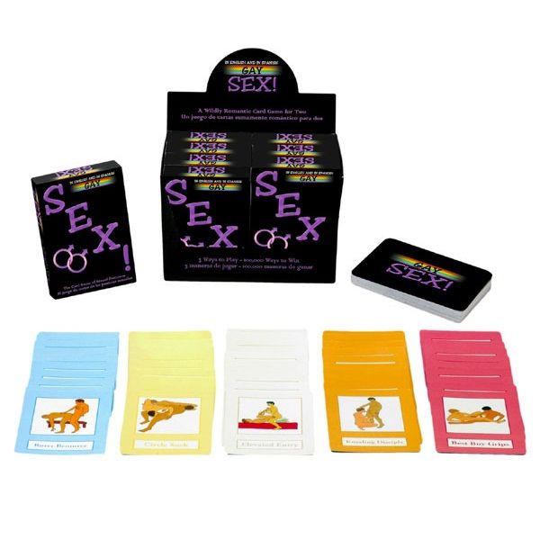 KHEPER GAMES - GAY SEX-KAARTEN MET SEKSUELE POSITIES ES/EN