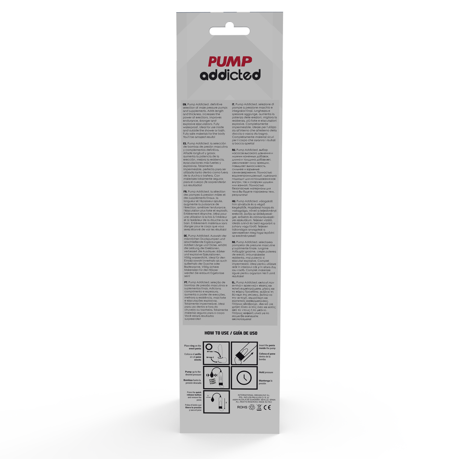 POMP ADDICTED - RX3 TRANSPARANTE ERECTIEPOMP