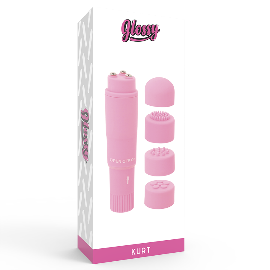 GLANZEND - POCKET KURT ROZE MASSAGER