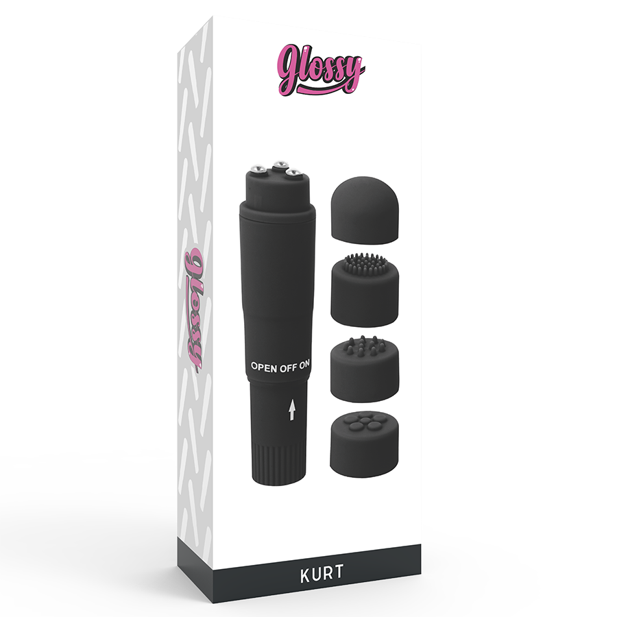 GLANZEND - ZAK KURT ZWART MASSAGER