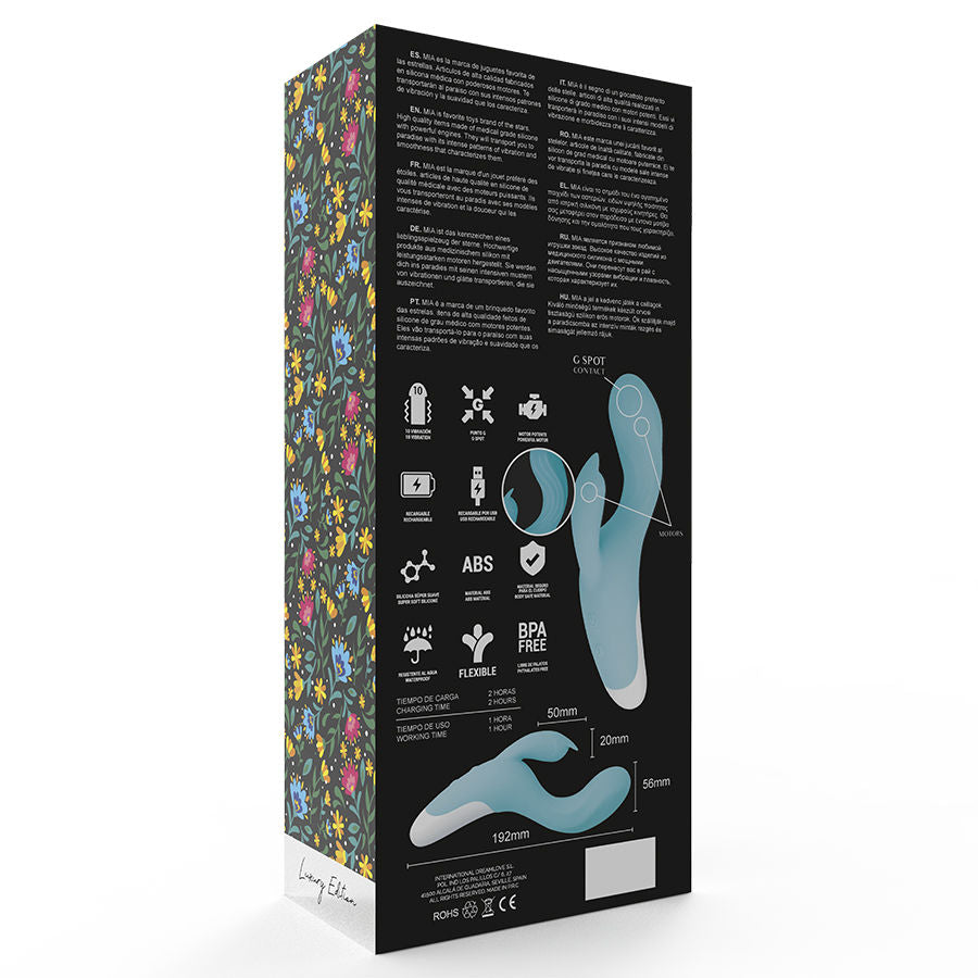 MIA - DRESDEN TURQUOISE BLAUWE VIBRATOR