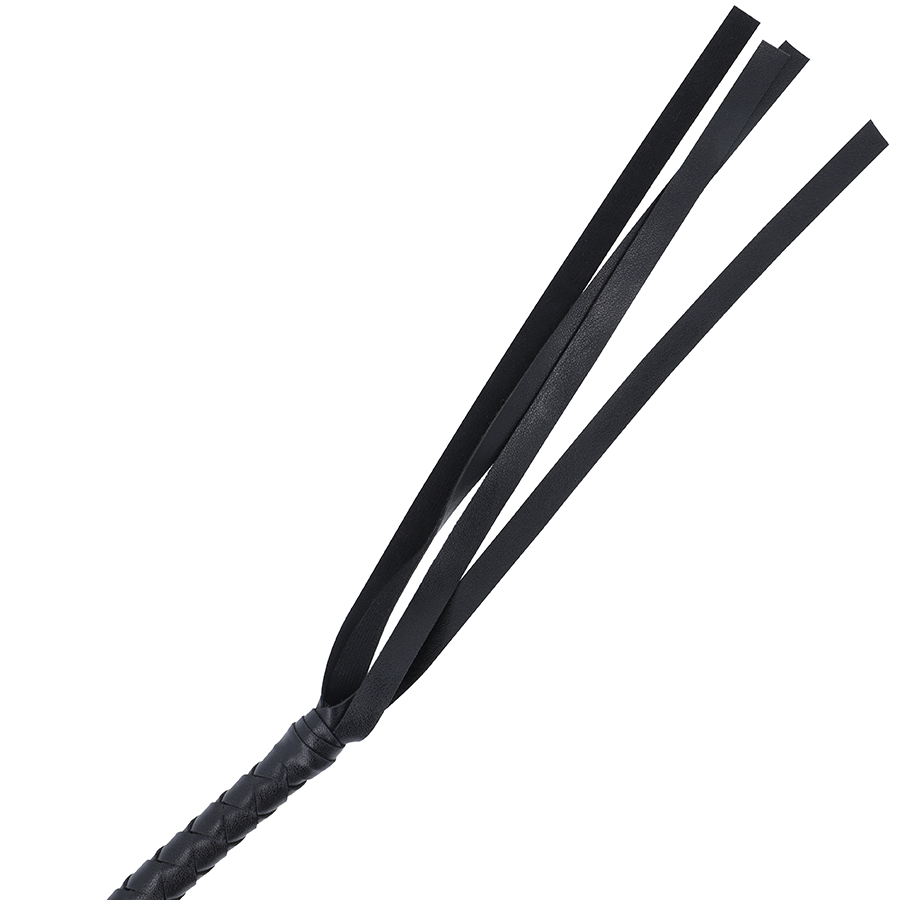 DUISTERNIS - ZWARTE BONDAGE ZWEEP 210CM