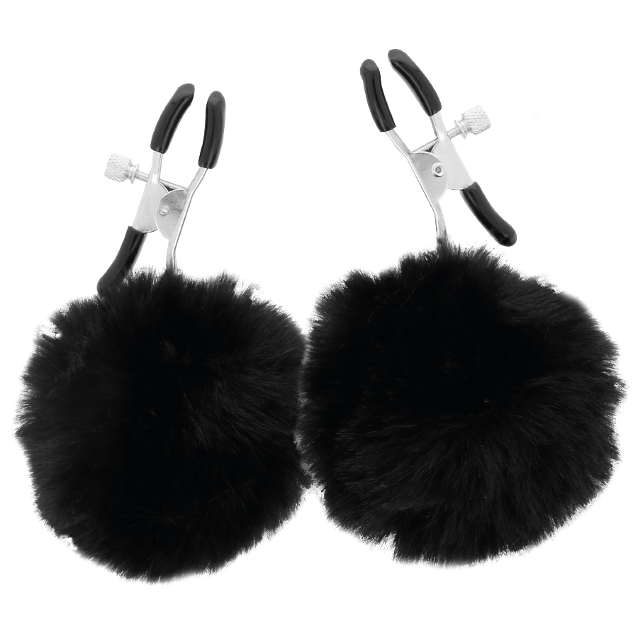 DARKNESS - TEPELKLEMMEN MET POMPONS 1