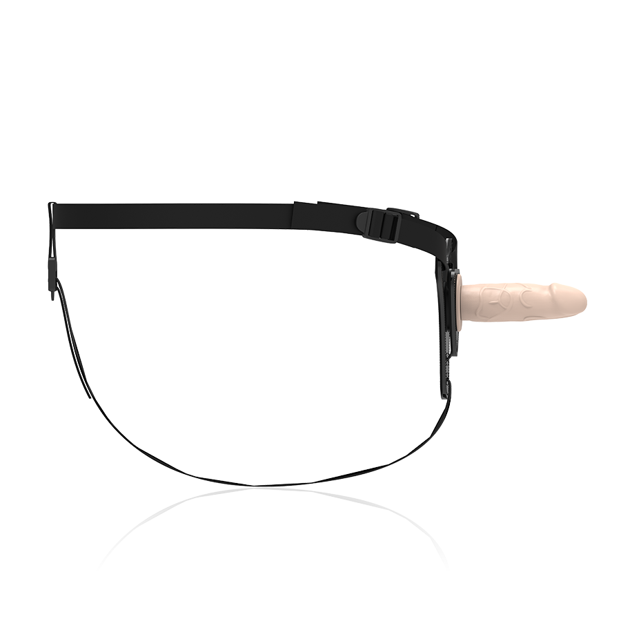 FETISH ONDERDANIGE HARNAS - VLEES REALISTISCHE SILICONEN 12,5 CM