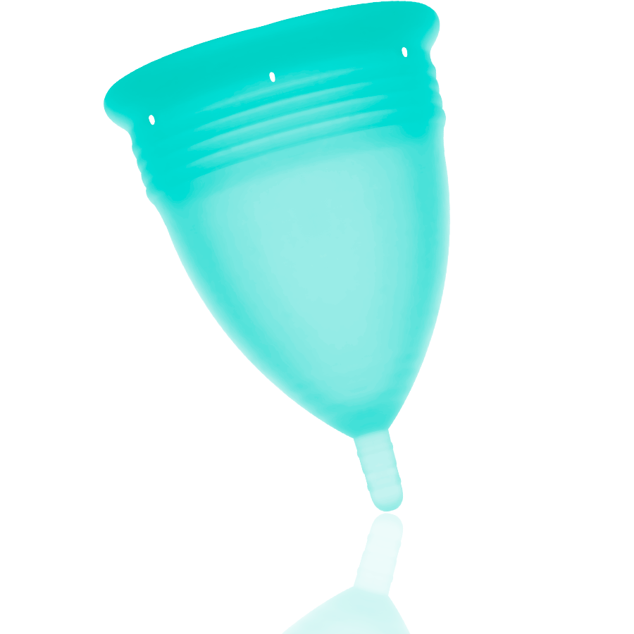 STERCUP - FDA SILICONEN AQUAMARIJN MENSTRUATIECUP - MAAT L