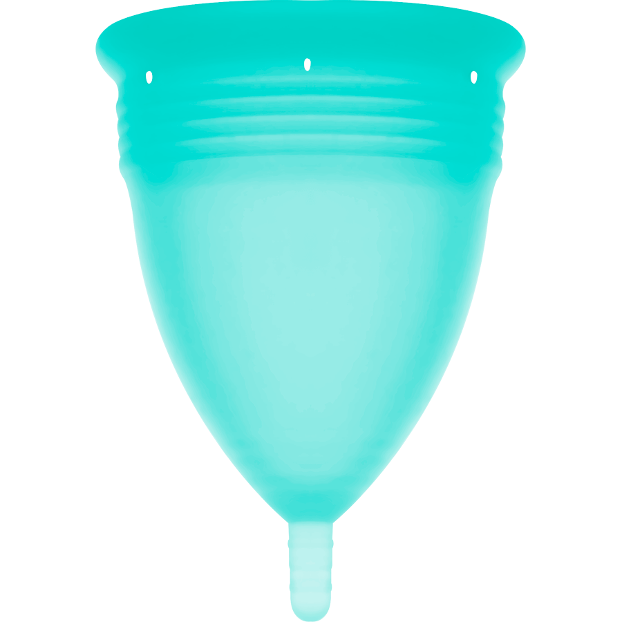 STERCUP - FDA SILICONEN AQUAMARIJN MENSTRUATIECUP - MAAT L