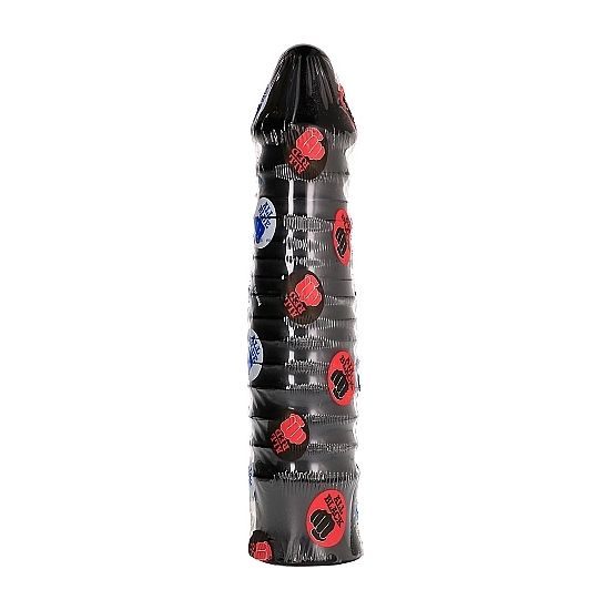 HELEMAAL ZWART - 26 CM DILDO
