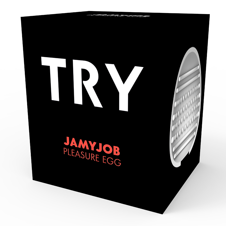 JAMYJOB - DISCRETE MASTURBATIE-EI ZWART PROBEER VERSIE