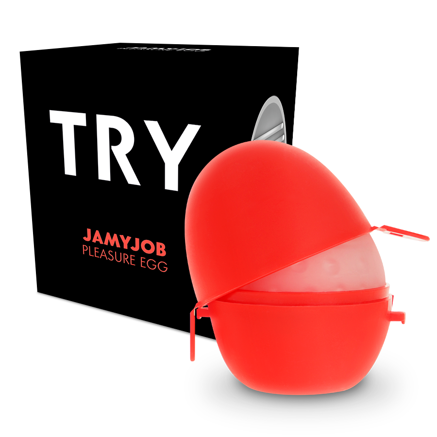 JAMYJOB - DISCRETE MASTURBATIE-EI ZWART PROBEER VERSIE