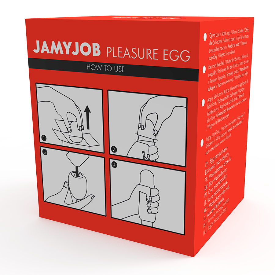 JAMYJOB - DISCRETE MASTURBATIE-EI RED JOY VERSIE