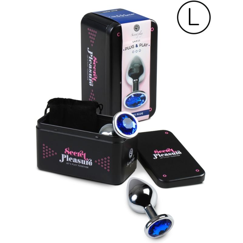 SECRETPLAY - BLAUWE ANAAL PLUG L