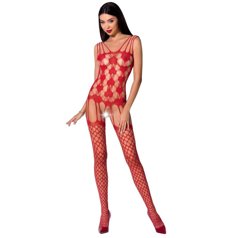 PASSIE - VROUW BS067 BODYSTOCKING ZWART ONE SIZE
