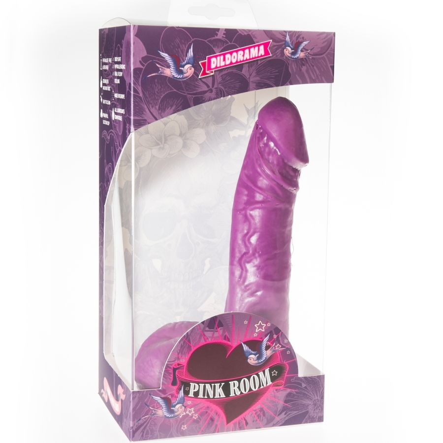 PINK ROOM - EBAN LILAC REALISTISCHE DILDO 19 CM