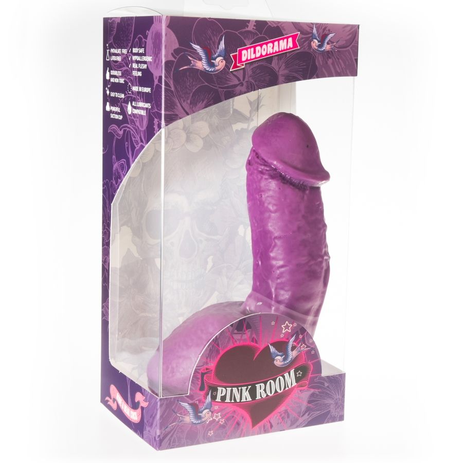 PINK ROOM - ELIAN LILAC REALISTISCHE DILDO 17,5 CM