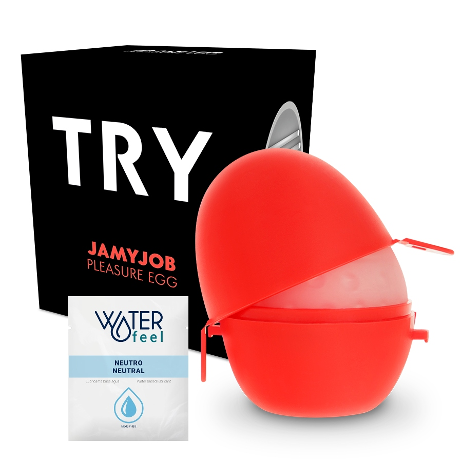 JAMYJOB - DISCRETE MASTURBATIE-EI ZWART PROBEER VERSIE