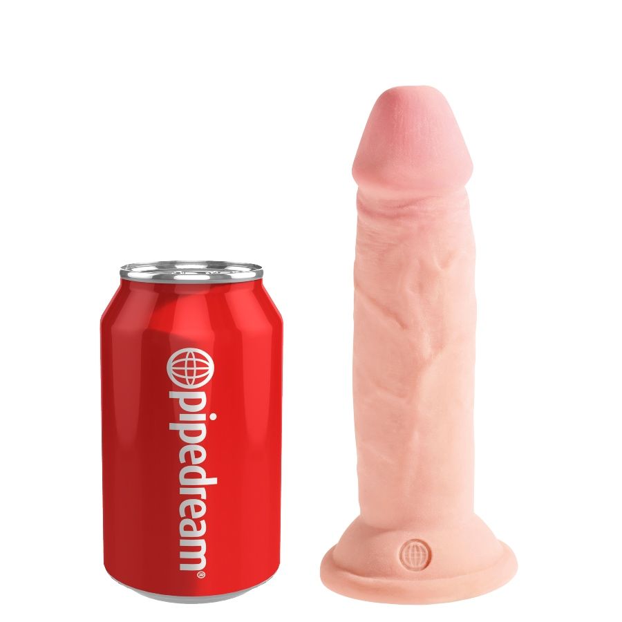 KING COCK - DRIEVOUDIGE DICHTHEID DILDO 15 CM