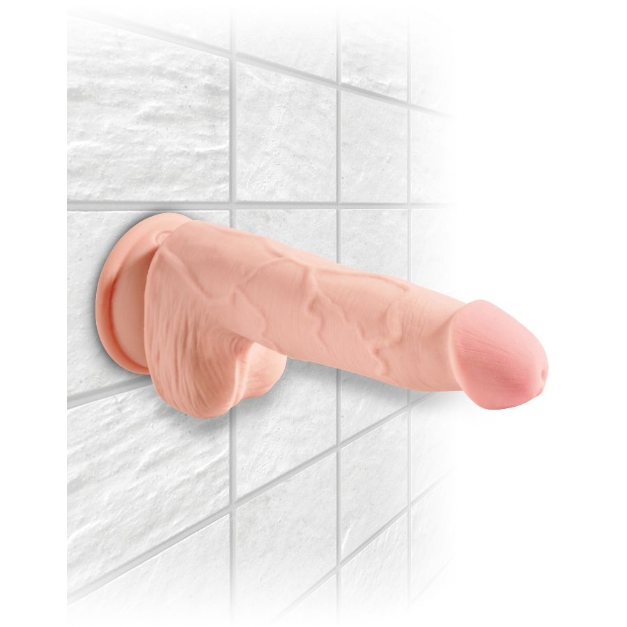 KING COCK - DRIEVOUDIGE DICHTHEID DILDO 14 CM