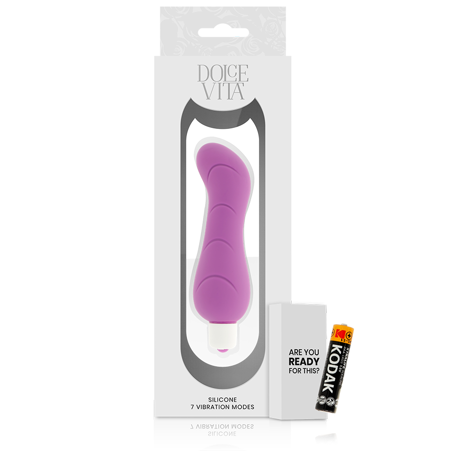 DOLCE VITA - G-SPOT LILAC SILICONEN VIBRATOR