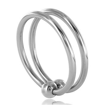METAL HARD - DUBBELE GLANS RING 32MM