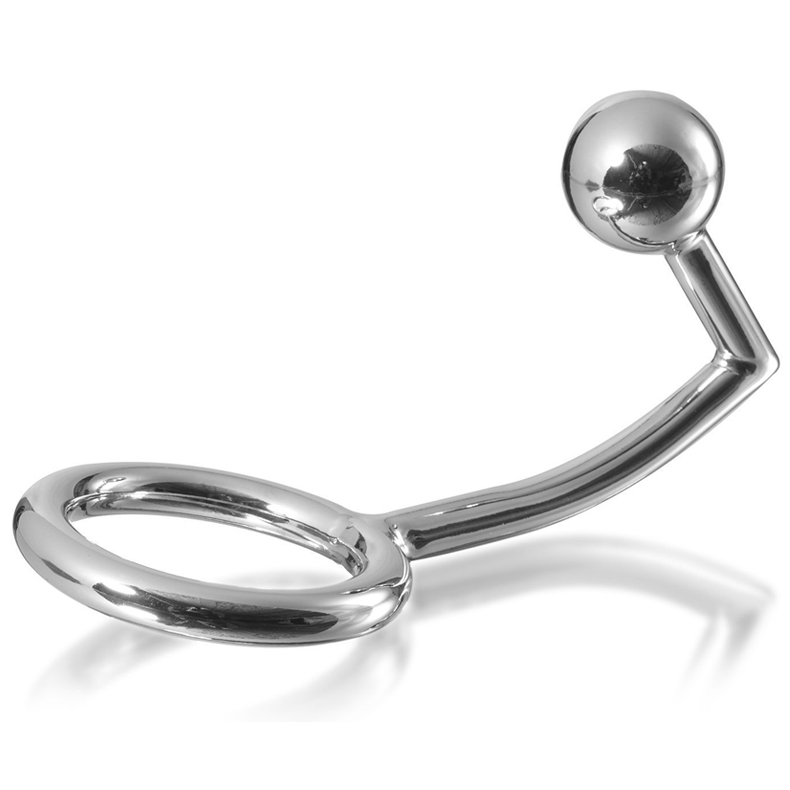 METAL HARD - COCKRING MET HAAK INTRUDER ANAAL 45MM