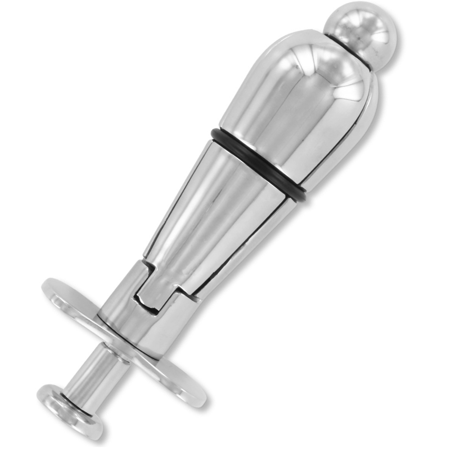 METAL HARD - METALEN ANAAL PLUG MET SLOT