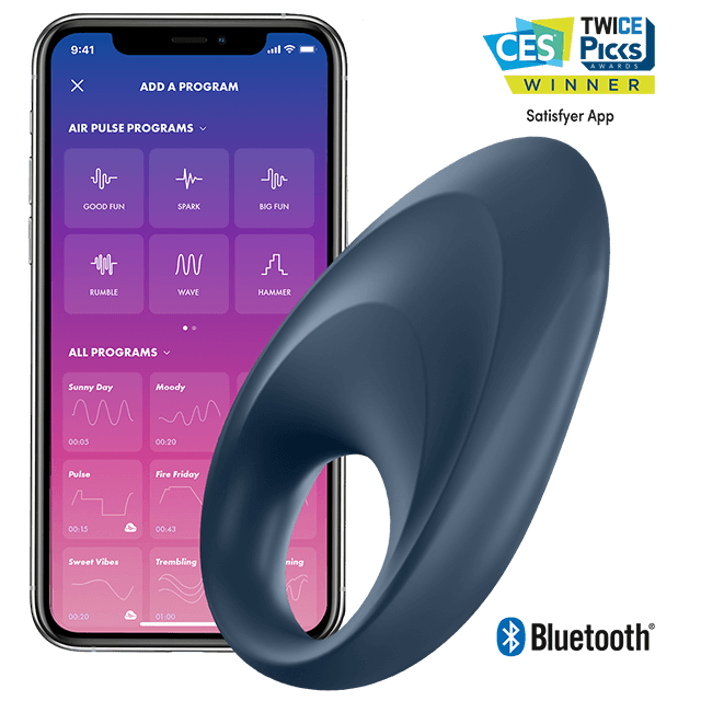 SATISFYER - MIGHTY ONE VIBRERENDE RING APP