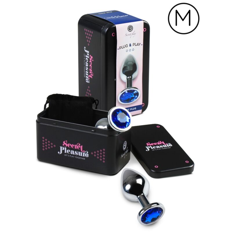 SECRETPLAY - BLAUWE ANALE PLUG M
