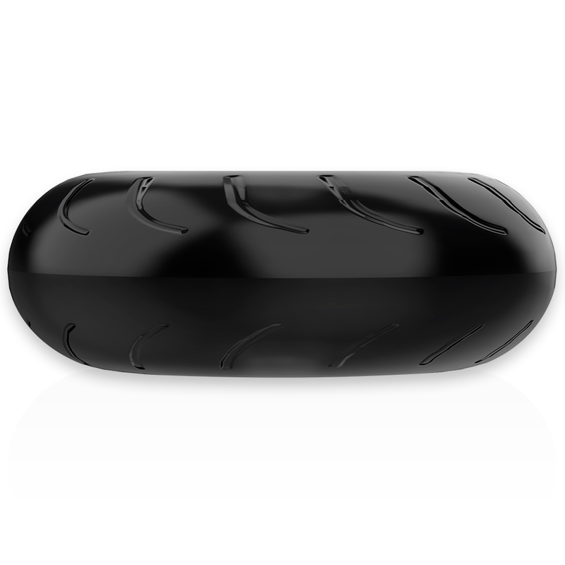 POWERING - SUPER FLEXIBELE EN BESTENDIGE PENISRING 5CM PR08 ZWART