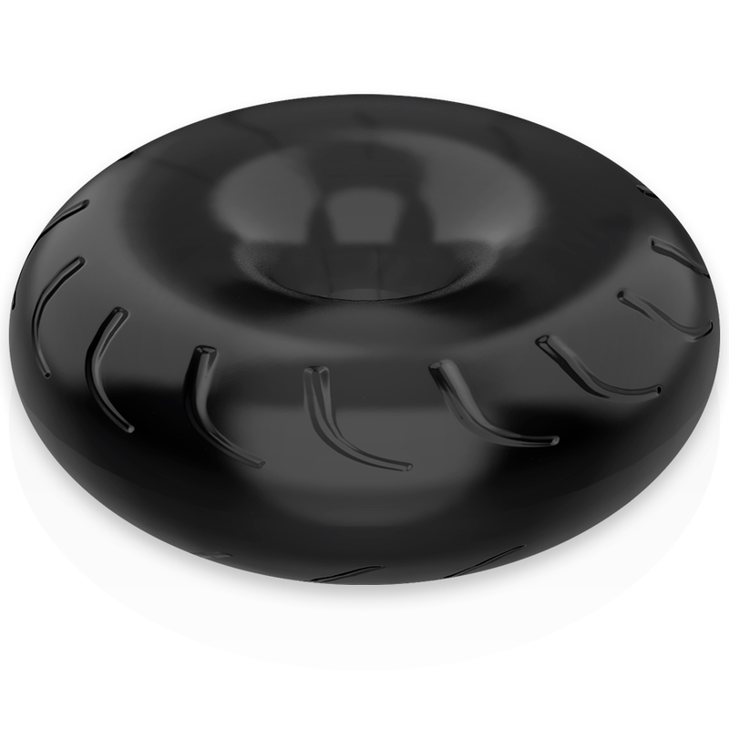 POWERING - SUPER FLEXIBELE EN BESTENDIGE PENISRING 5CM PR08 ZWART