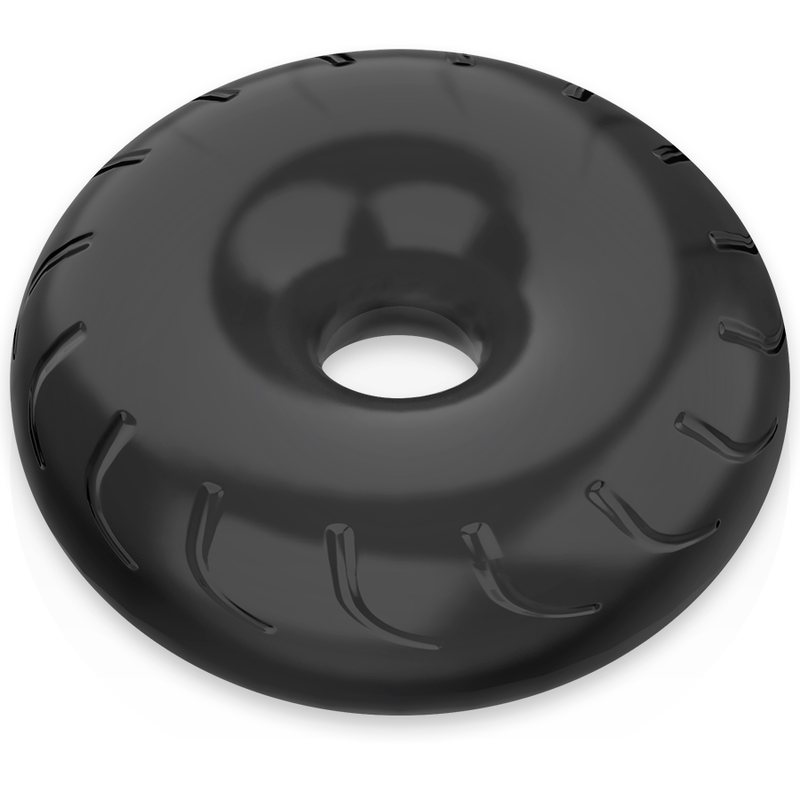 POWERING - SUPER FLEXIBELE EN BESTENDIGE PENISRING 5CM PR08 ZWART